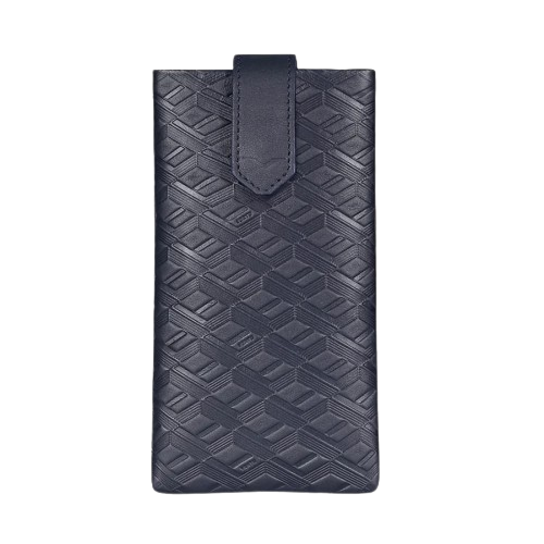 METAVERTU CALF LEATHER PHONE CASE - JADE BLACK