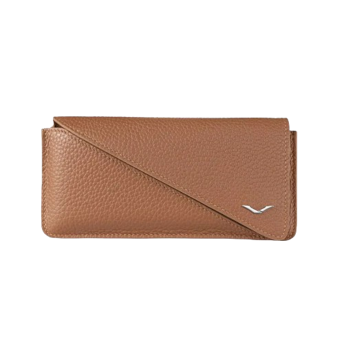 METAVERTU CARAMEL BROWN CALF LEATHER CASE