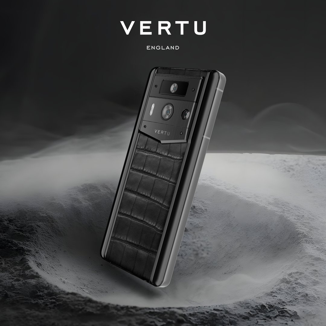 Ti Black Calf Caramel Brown - VERTU